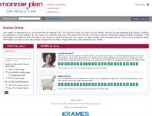 Tablet Screenshot of monroeplan.kramesonline.com