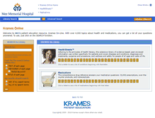 Tablet Screenshot of meememorial.kramesonline.com
