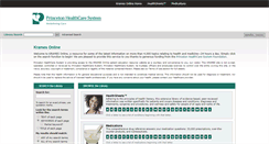 Desktop Screenshot of princetonhcs.kramesonline.com