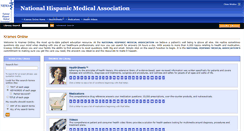 Desktop Screenshot of hispanichealth.info.kramesonline.com